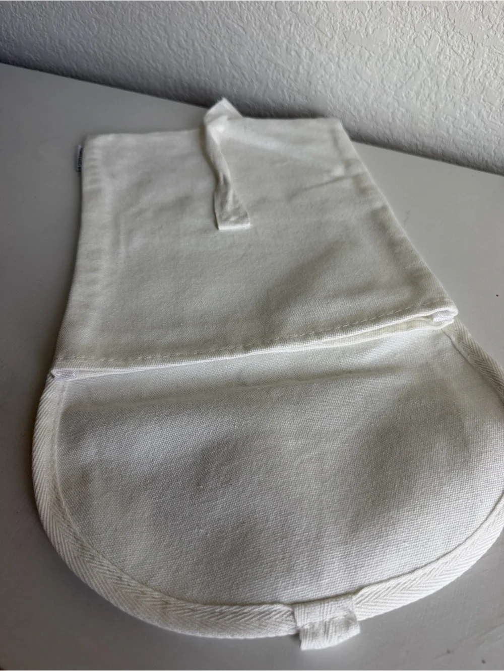 Cozy Earth Cream Canvas Organizer Bag / Pouch